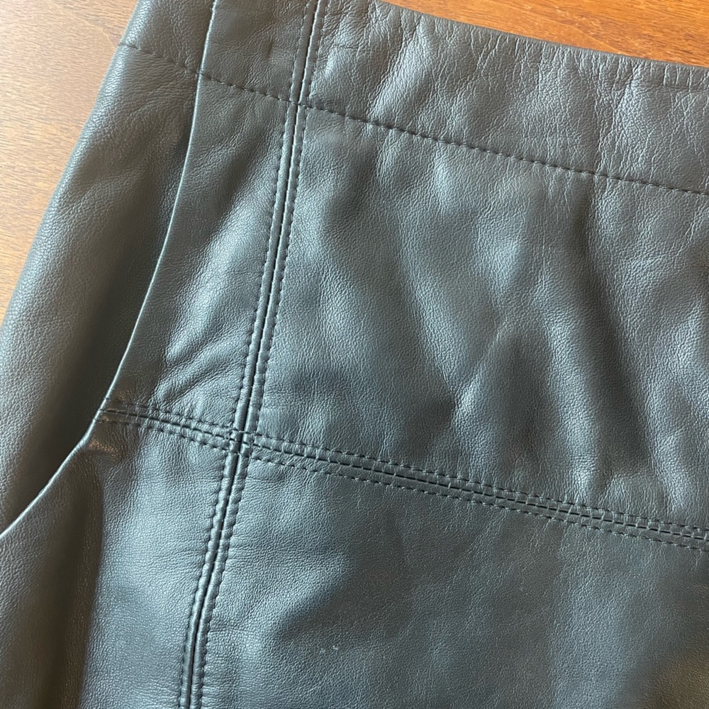Leather skirt
